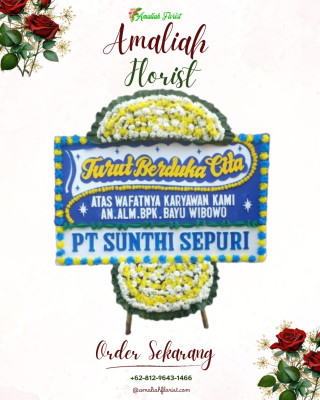 Papan Bunga Duka di Silaing Atas