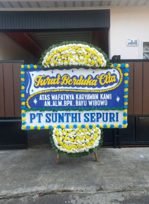 Papan Bunga Duka di Silaing Atas