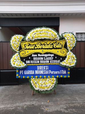 Papan Bunga Duka di Silaing Atas