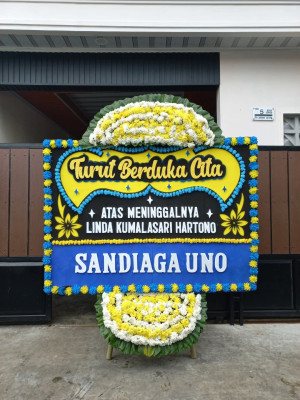 Papan Bunga Duka di Silaing Atas